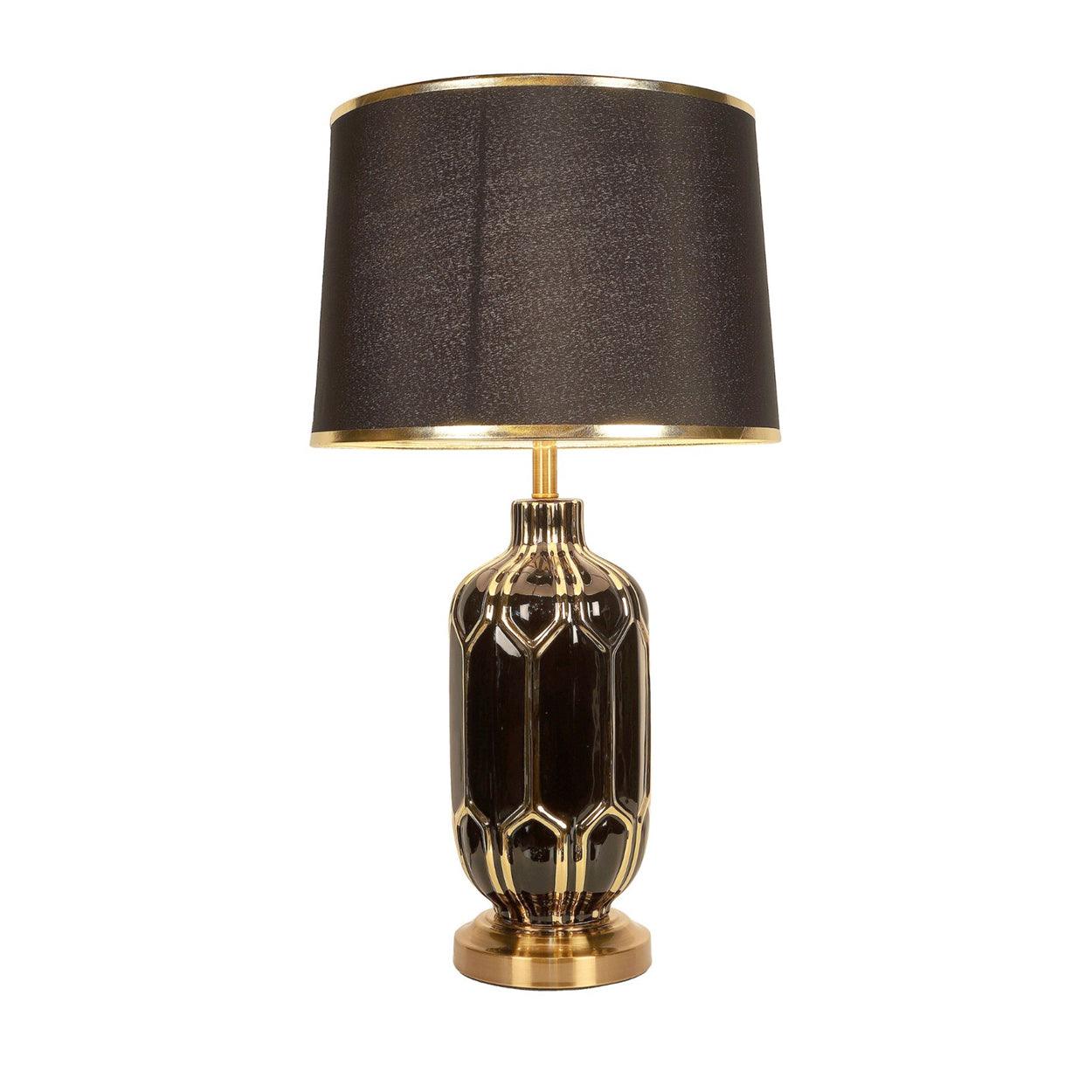 BLEEN CERAMIC TABLE LAMP BEDSIDE LAMP - Ankur Lighting