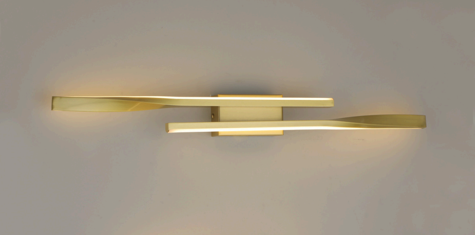 ANKUR RILIEVO DOUBLE TWISTED METAL LED WALL LIGHT