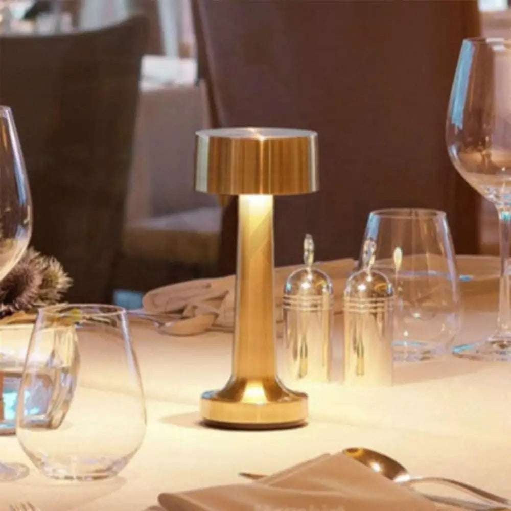 DUMBELL RECHARGABLE TOUCH CONTROL WIRELESS BAR TABLE LAMP - Ankur Lighting