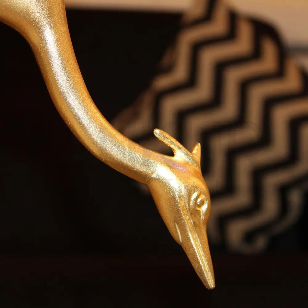 FLAMINGO HAND MADE GLASS AND METAL TABLE LAMP - Ankur Lighting