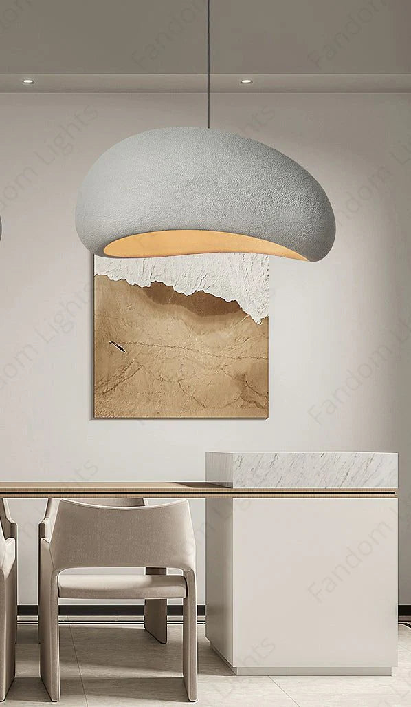 ANKUR CURVE CONCRETE LOOK PENDANT LIGHT FROM ANKUR TERRA COLLECTION