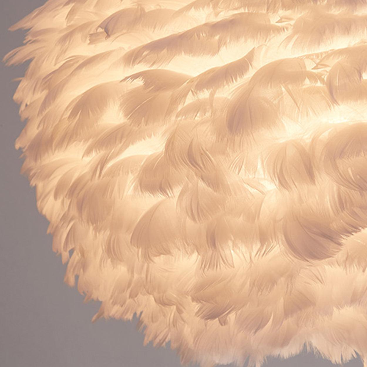 GOOSE FEATHER TABLE LAMP BEDSIDE LAMP - Ankur Lighting