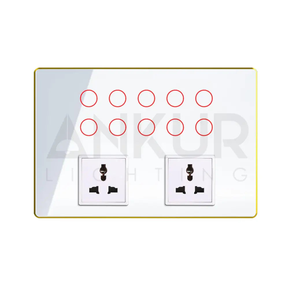 HOGAR SMART 10+2 TOUCH SWITCHES PANELS WITH BUILT-IN AUTOMATION - Ankur Lighting