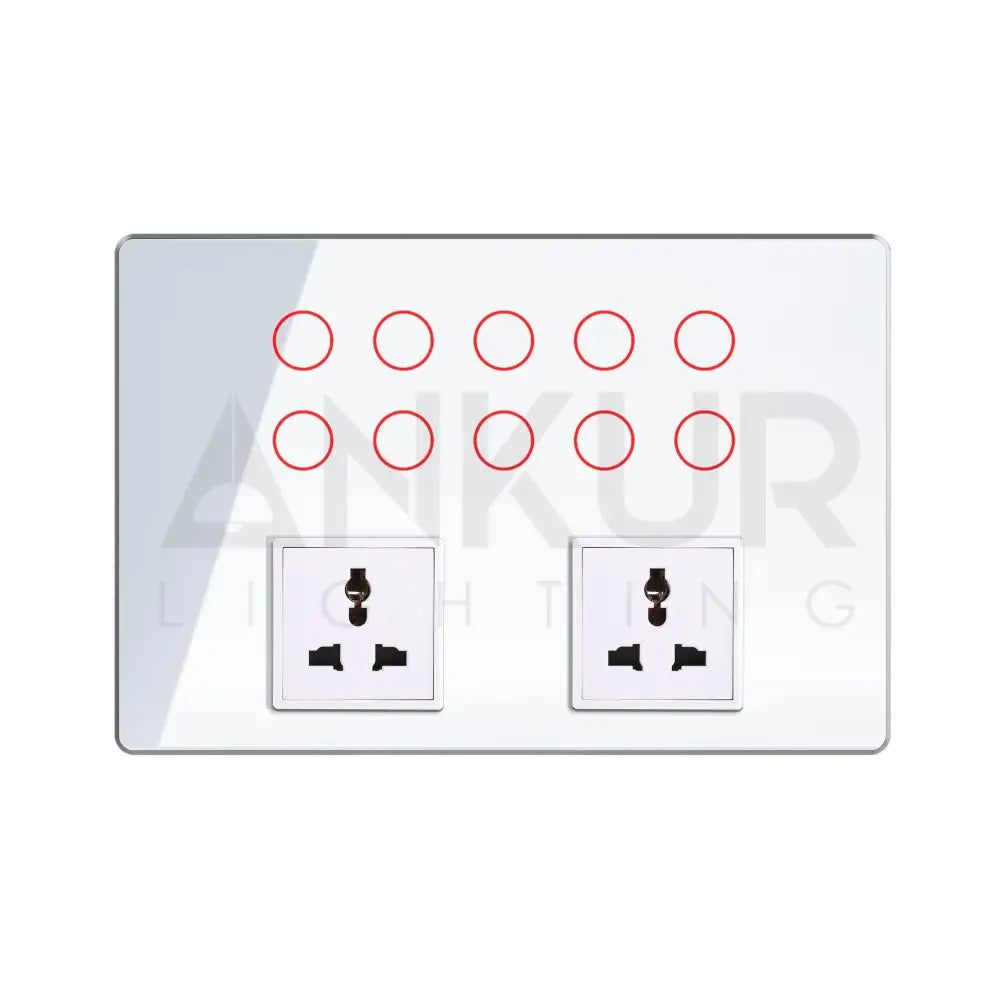HOGAR SMART 10+2 TOUCH SWITCHES PANELS WITH BUILT-IN AUTOMATION - Ankur Lighting