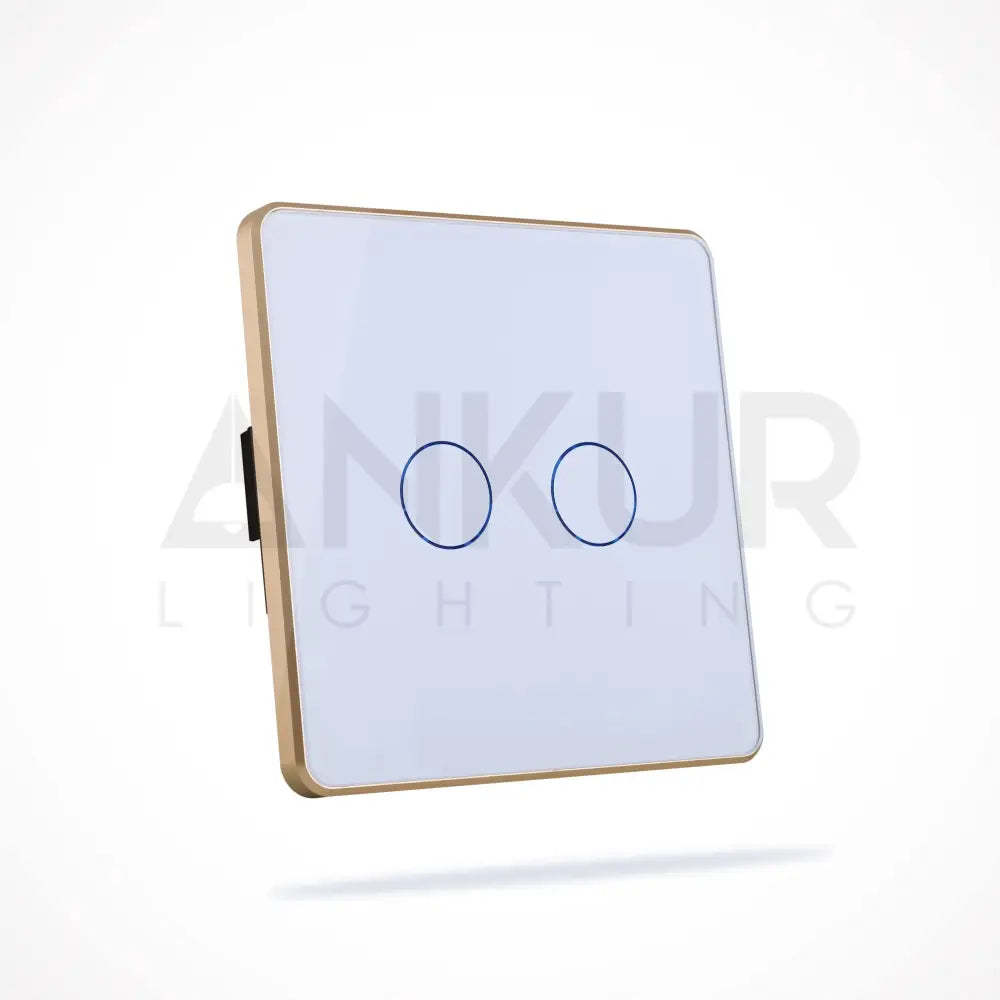 HOGAR SMART DOUBLE TOUCH SWITCH PANELS BUILT-IN AUTOMATION - Ankur Lighting