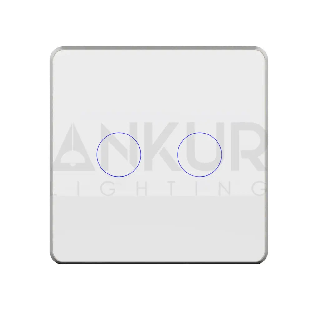 HOGAR SMART DOUBLE TOUCH SWITCH PANELS BUILT-IN AUTOMATION - Ankur Lighting