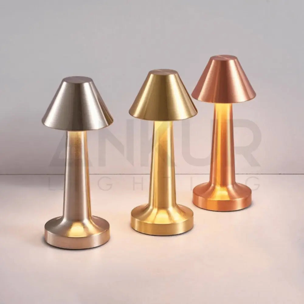 ANKUR METALHAT RECHARGABLE TOUCH CONTROL WIRELESS BAR TABLE LAMP