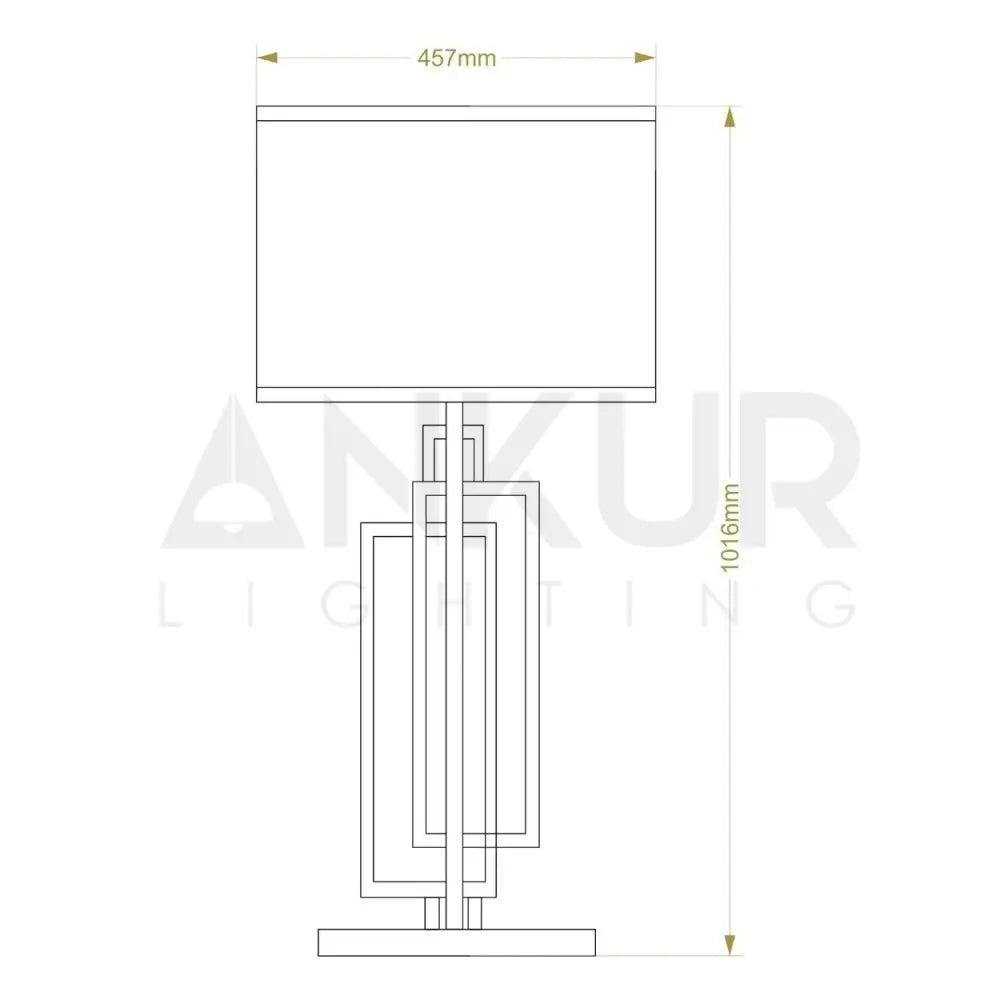MYRA MODERN TABLE LAMP - Ankur Lighting