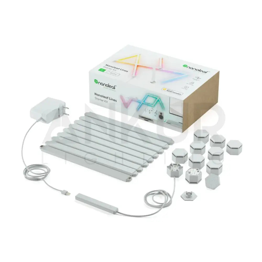 NANOLEAF LINES 60 DEGREES (STARTER KIT) FOR GAMING ROOM AND HOME AUTOMATION Lighting