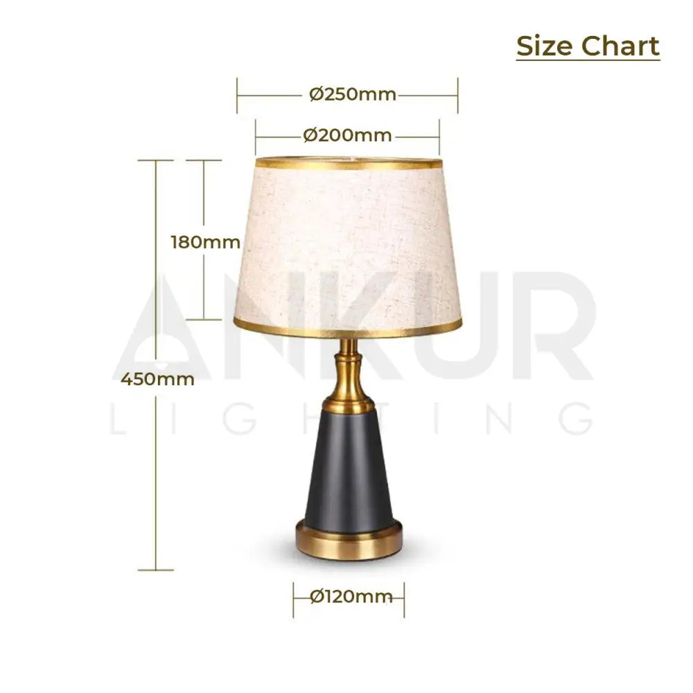 ORI MODERN TOUCH STYLE TABLE LAMP BEDSIDE LAMP - Ankur Lighting
