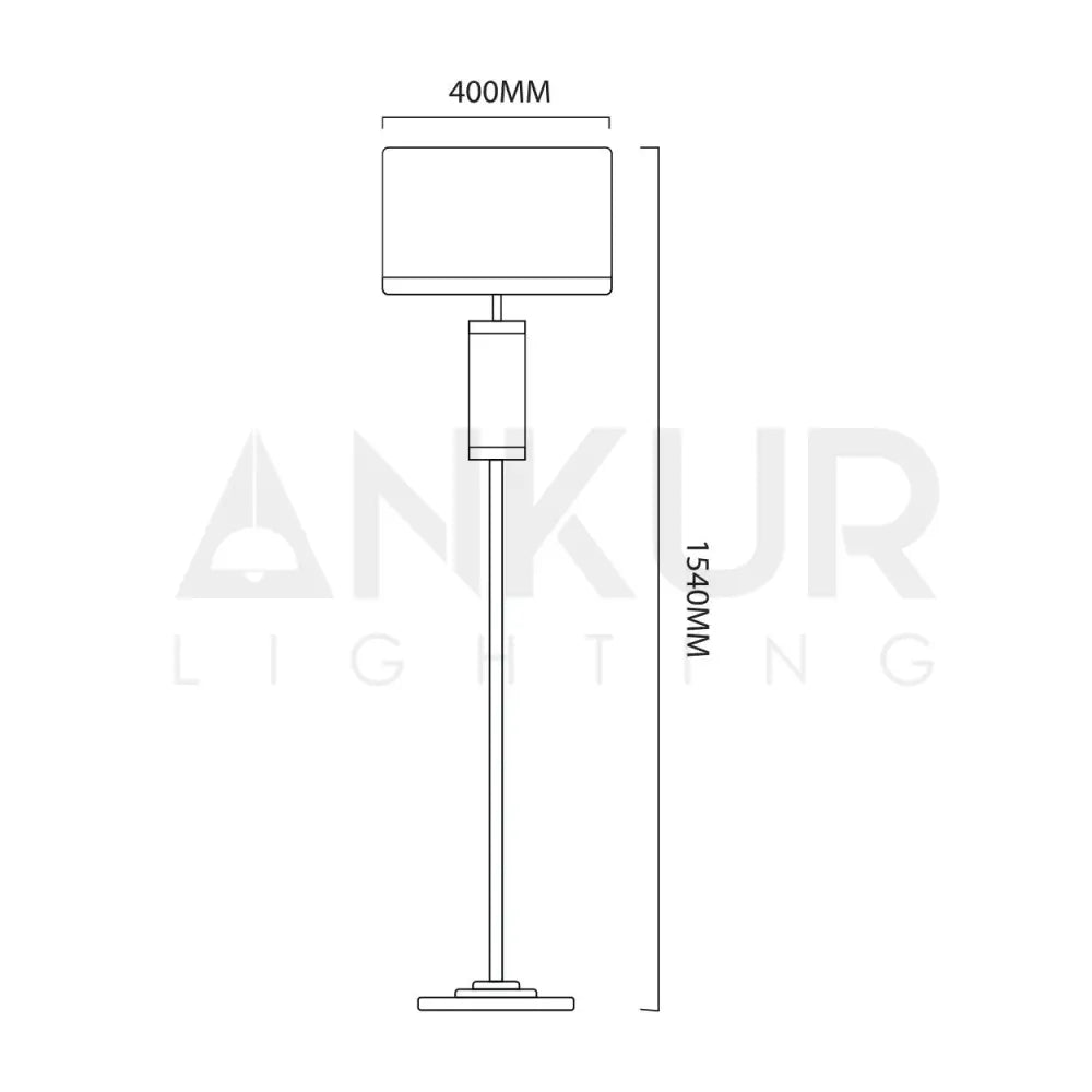 ROBERT LUXURY METAL AND CRYSTAL DESIGNER FLOOR LAMP - Ankur Lighting