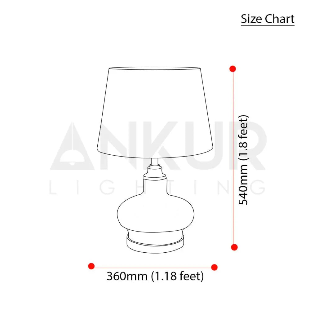 SEVERN DESIGNER TABLE LAMP - Ankur Lighting
