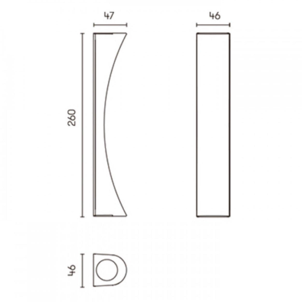 ANKUR SLEEK MODERN UP/DOWN 2-WAY LED BEDSIDE WALL LIGHT