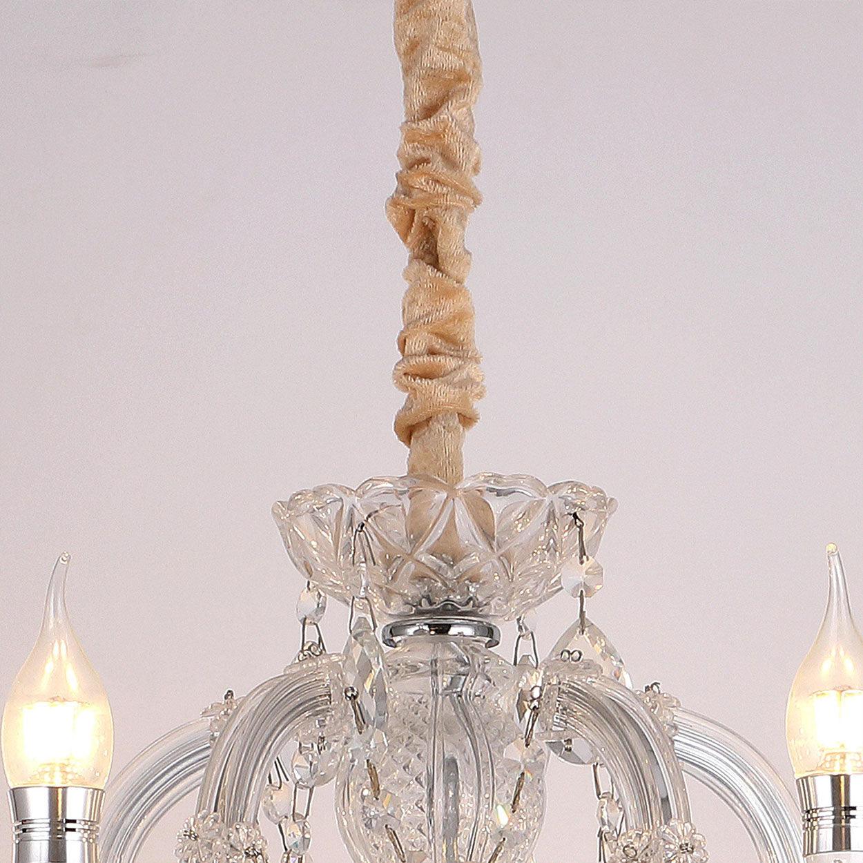 ANKUR 15 LIGHTS SPARKLE CLEAR CRYSTAL CHANDELIER - Ankur Lighting