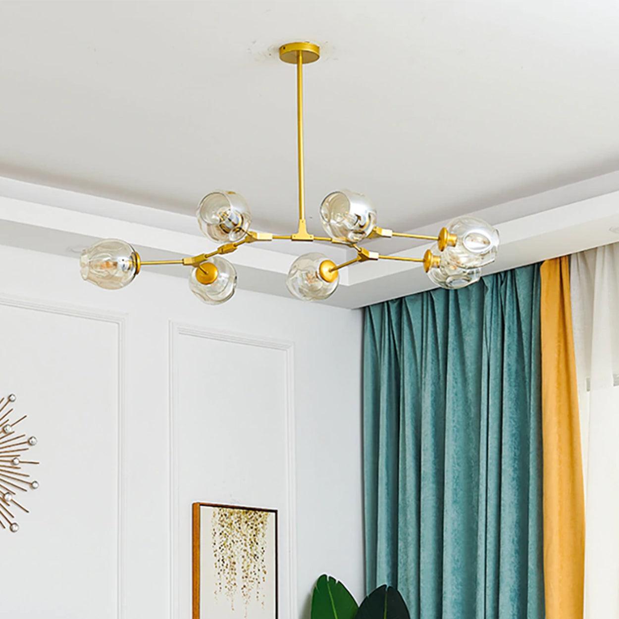 ANKUR BRANCH ARM HEAD CHANDELIER - Ankur Lighting