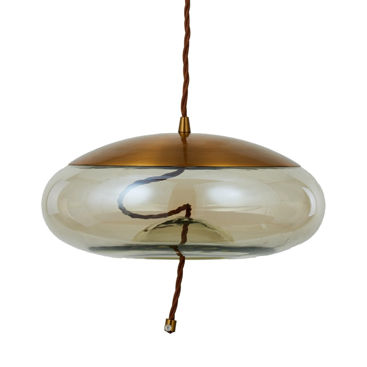 ANKUR BROKIS KNOT DISCO GLASS LED PENDANT LIGHT - Ankur Lighting