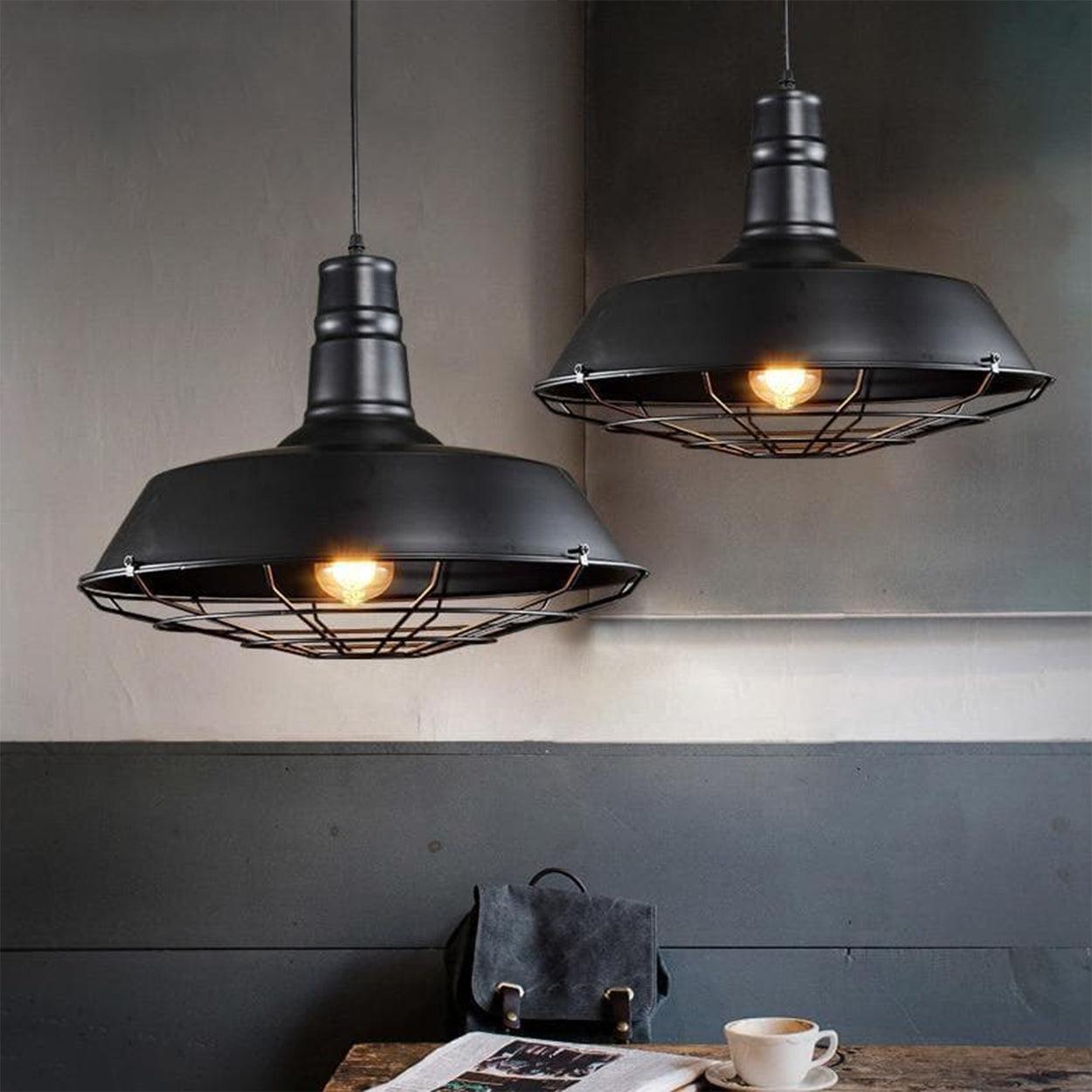 ANKUR CAGED LID PENDANT LIGHT - Ankur Lighting