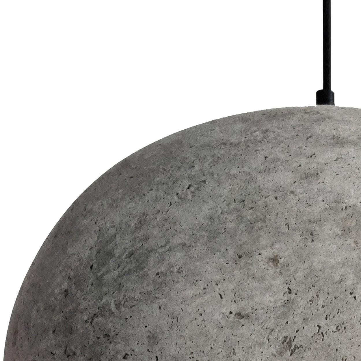 ANKUR CONCRETE BIG DOME HANGING LIGHT - Ankur Lighting