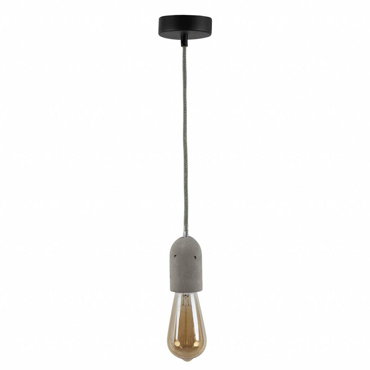 ANKUR CONCRETE LAMP HOLDER PENDANT LIGHT - Ankur Lighting