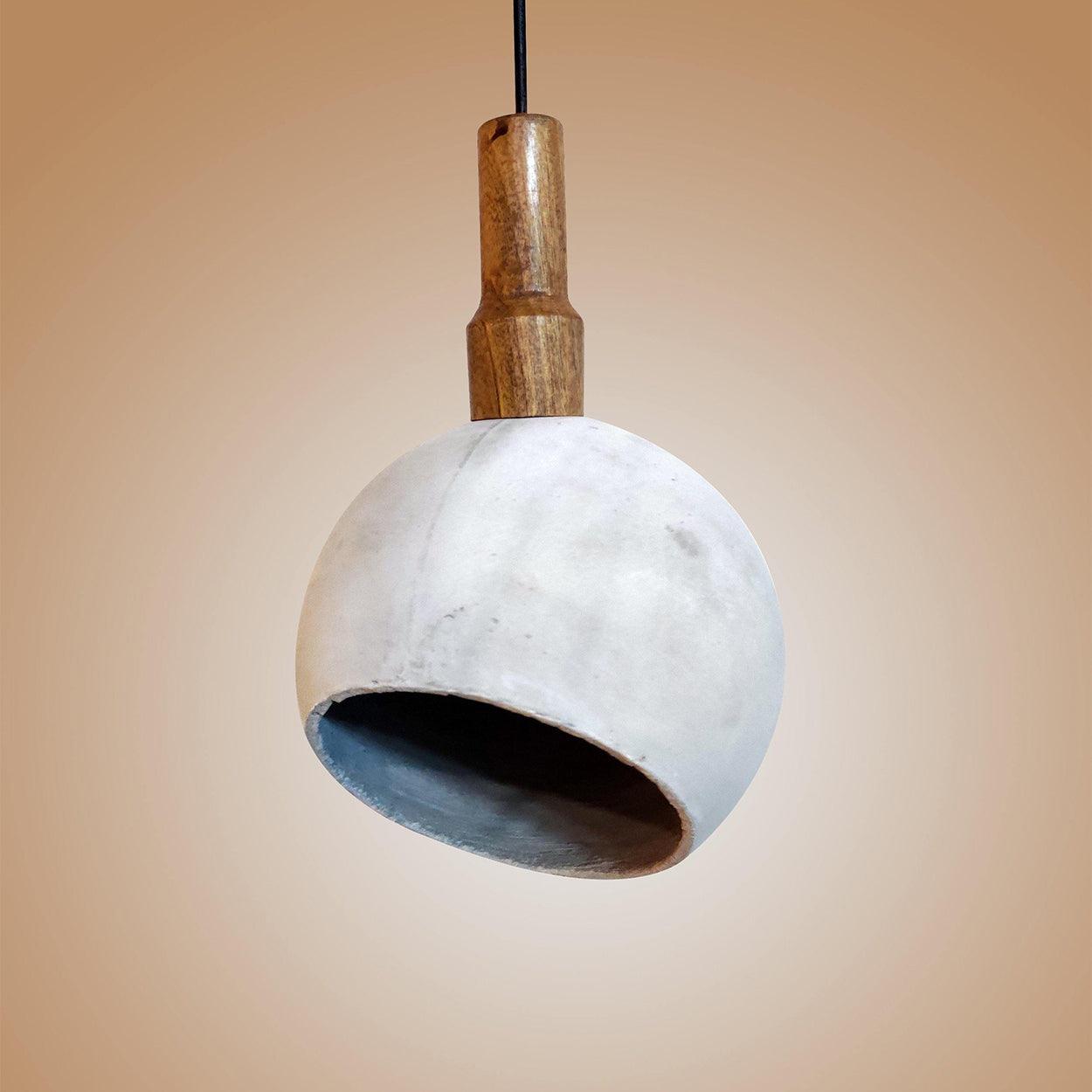 ANKUR CONCRETE SPHERICAL HANGING - Ankur Lighting