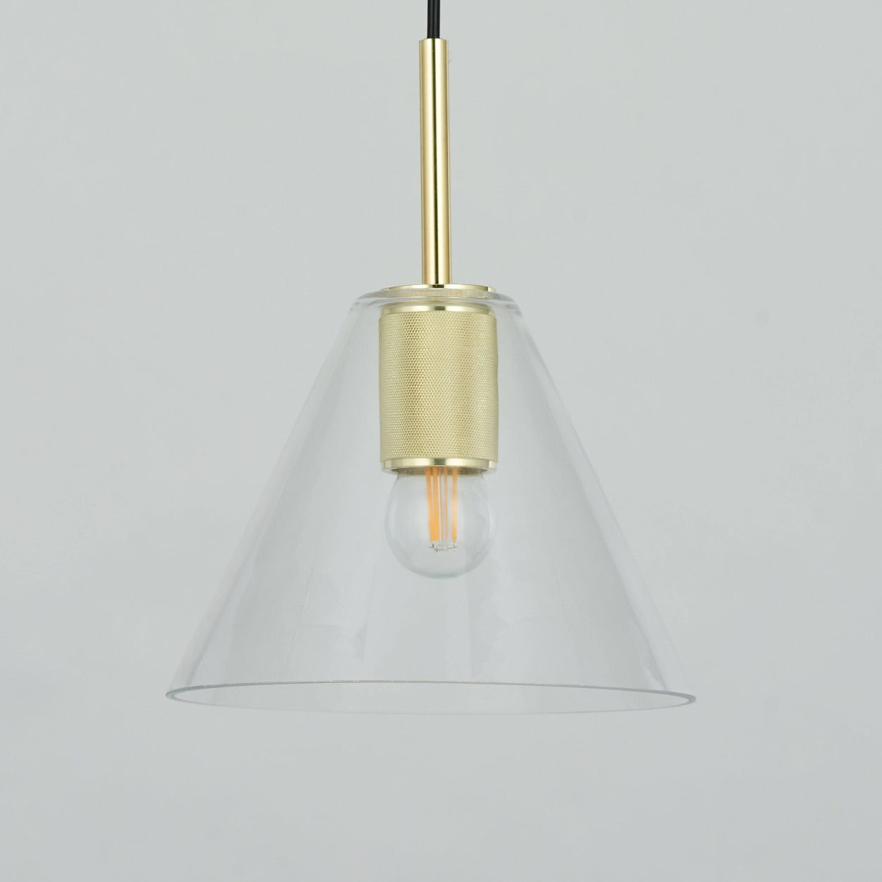 ANKUR CONE GLASS PENDANT - Ankur Lighting