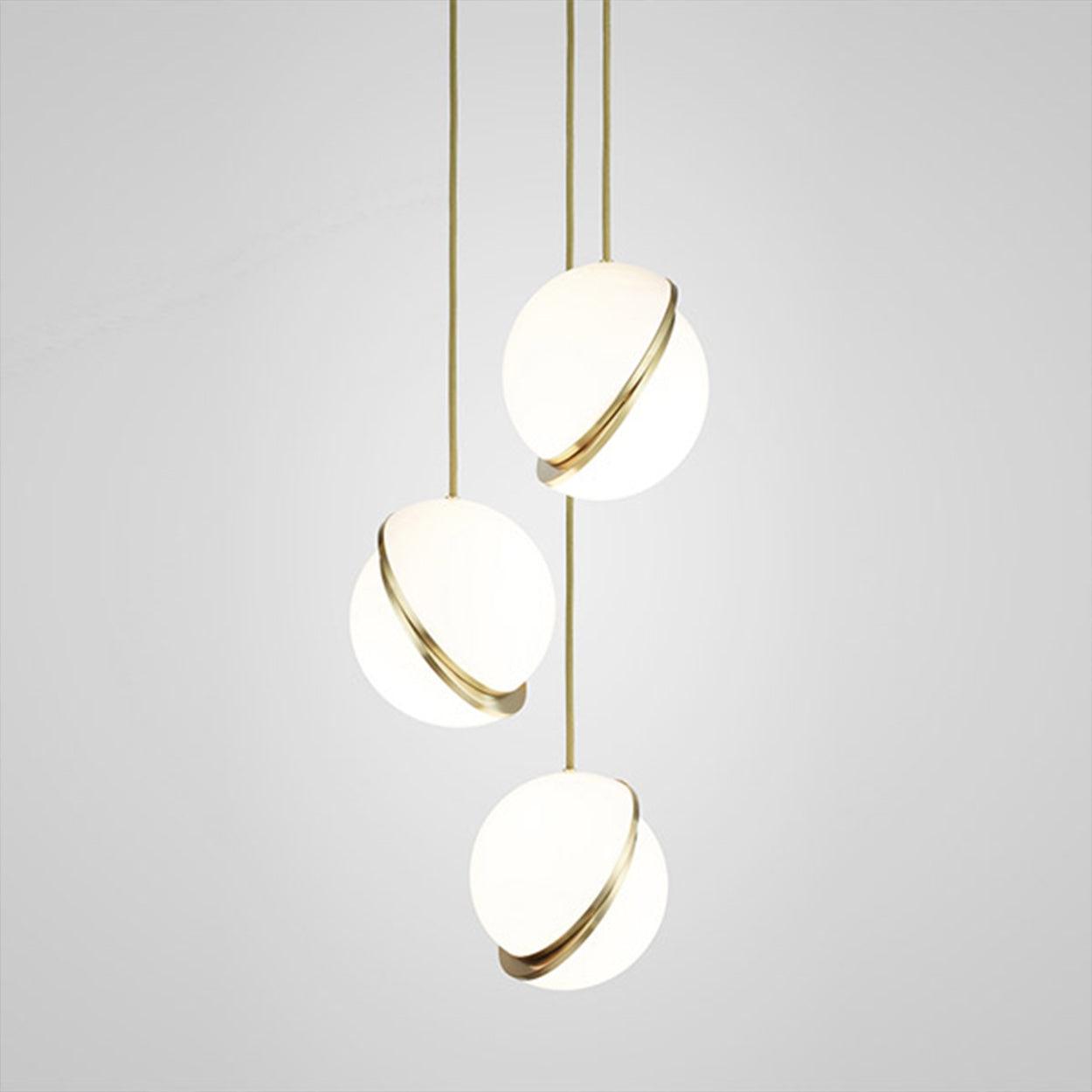 ANKUR CRESCENT MODERN GLOBE HANGING LIGHT - Ankur Lighting