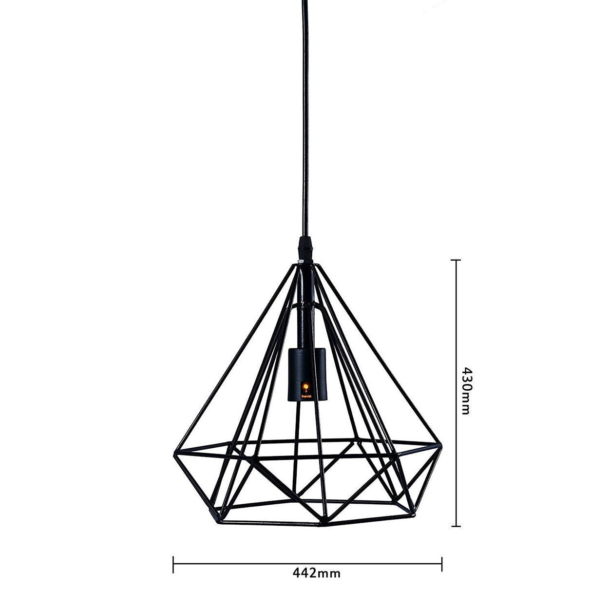 ANKUR DIAMOND CAGE HANGING LIGHT - Ankur Lighting