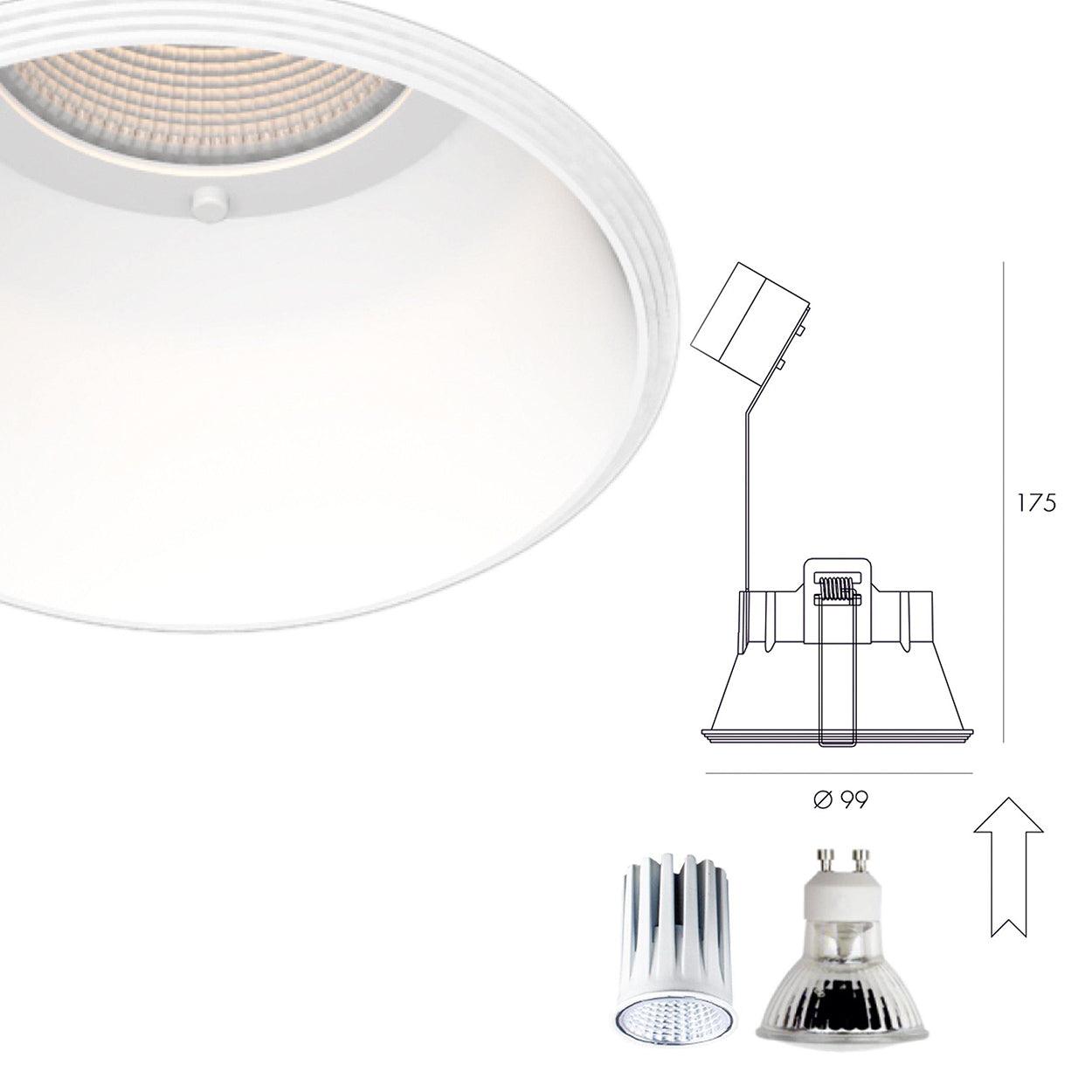 ANKUR DIECAST MR16 DOWNLIGHT CASING - Ankur Lighting