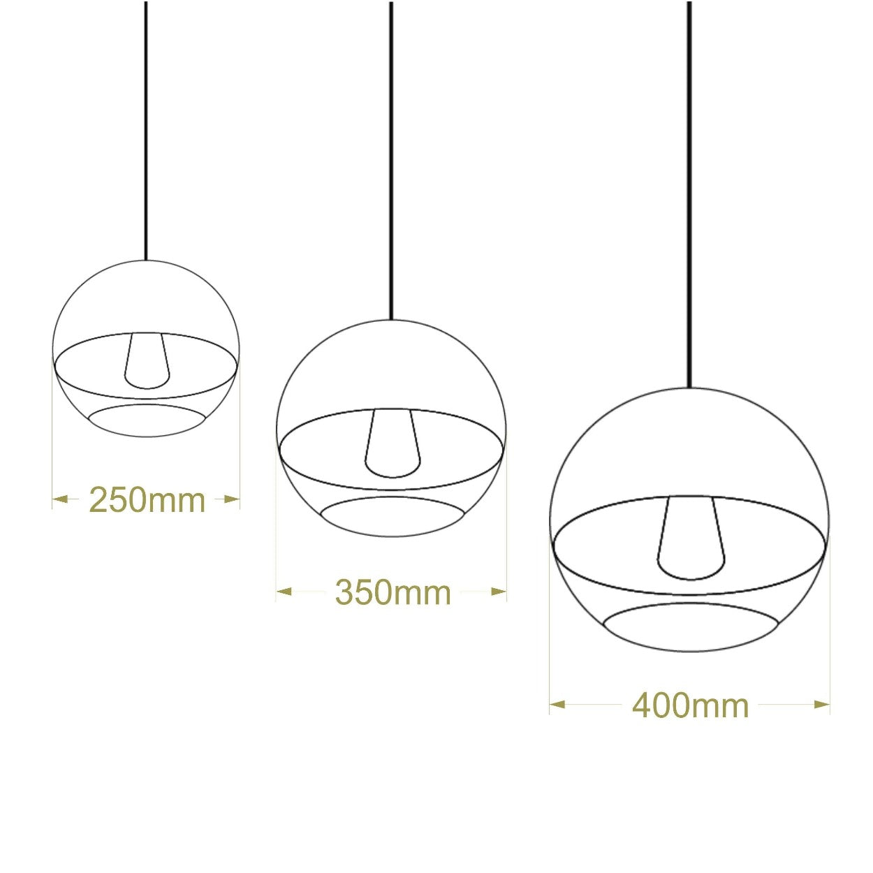 ANKUR DIXON HALF CHROME GLASS PENDANT LIGHT - Ankur Lighting