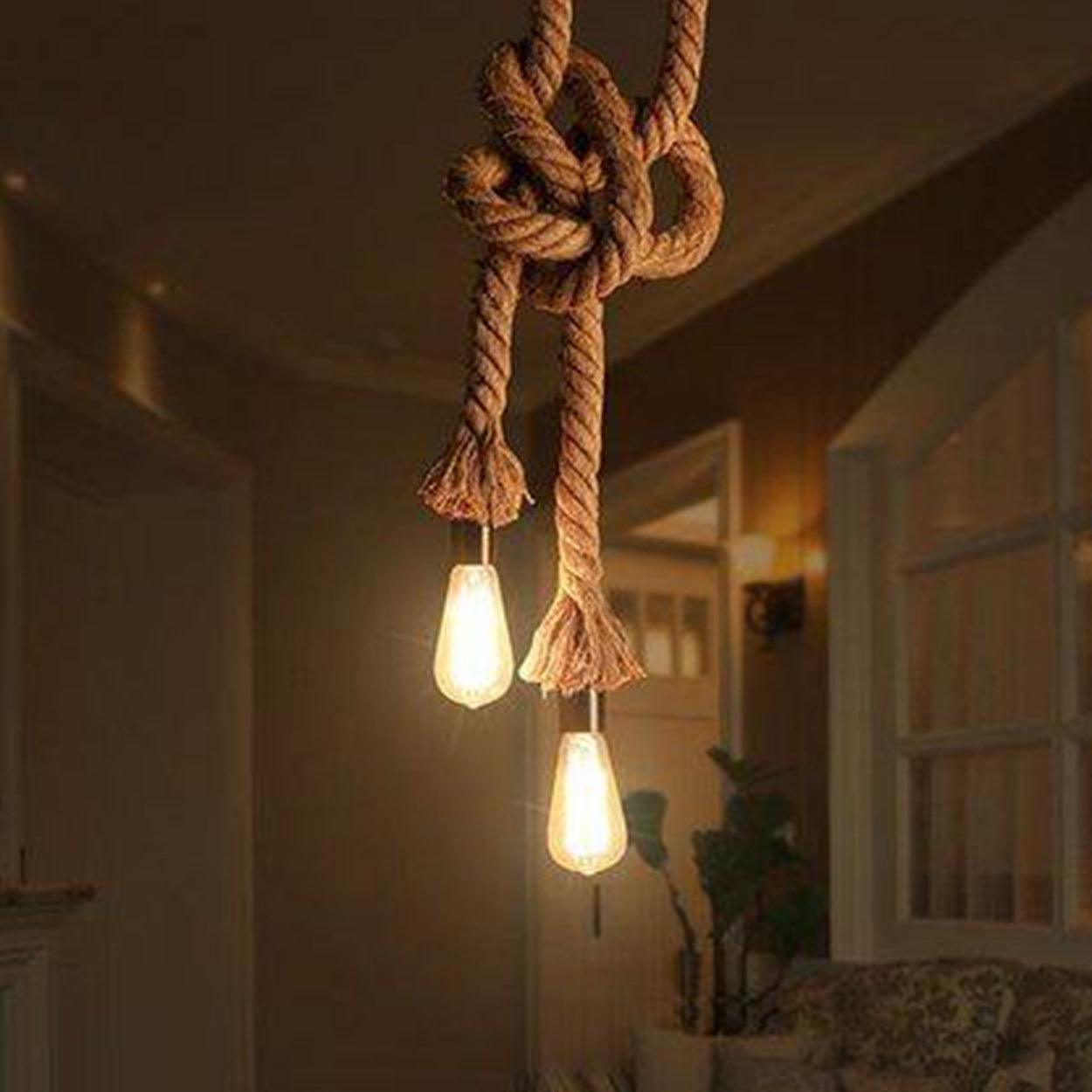 ANKUR DOUBLE ROPE HANGING - Ankur Lighting