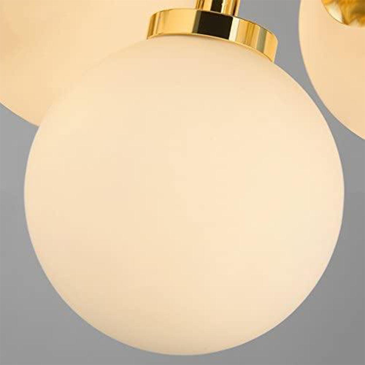 ANKUR EMMA 16 GLOBE RADIANT GOLD CHANDELIER - Ankur Lighting