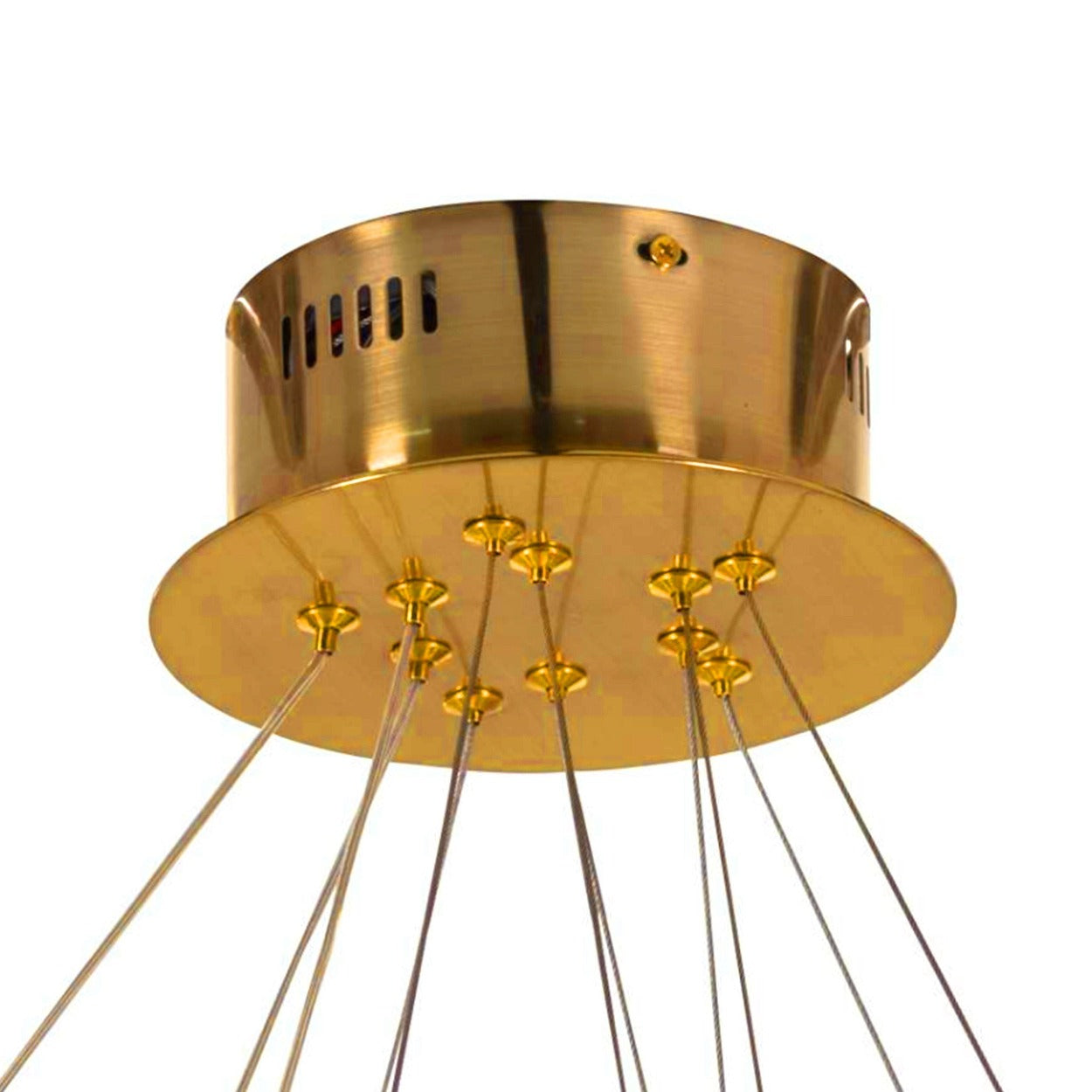 ANKUR GEOM HEXAGON 3 RING CONTEMPORARY LED CHANDELIER - Ankur Lighting