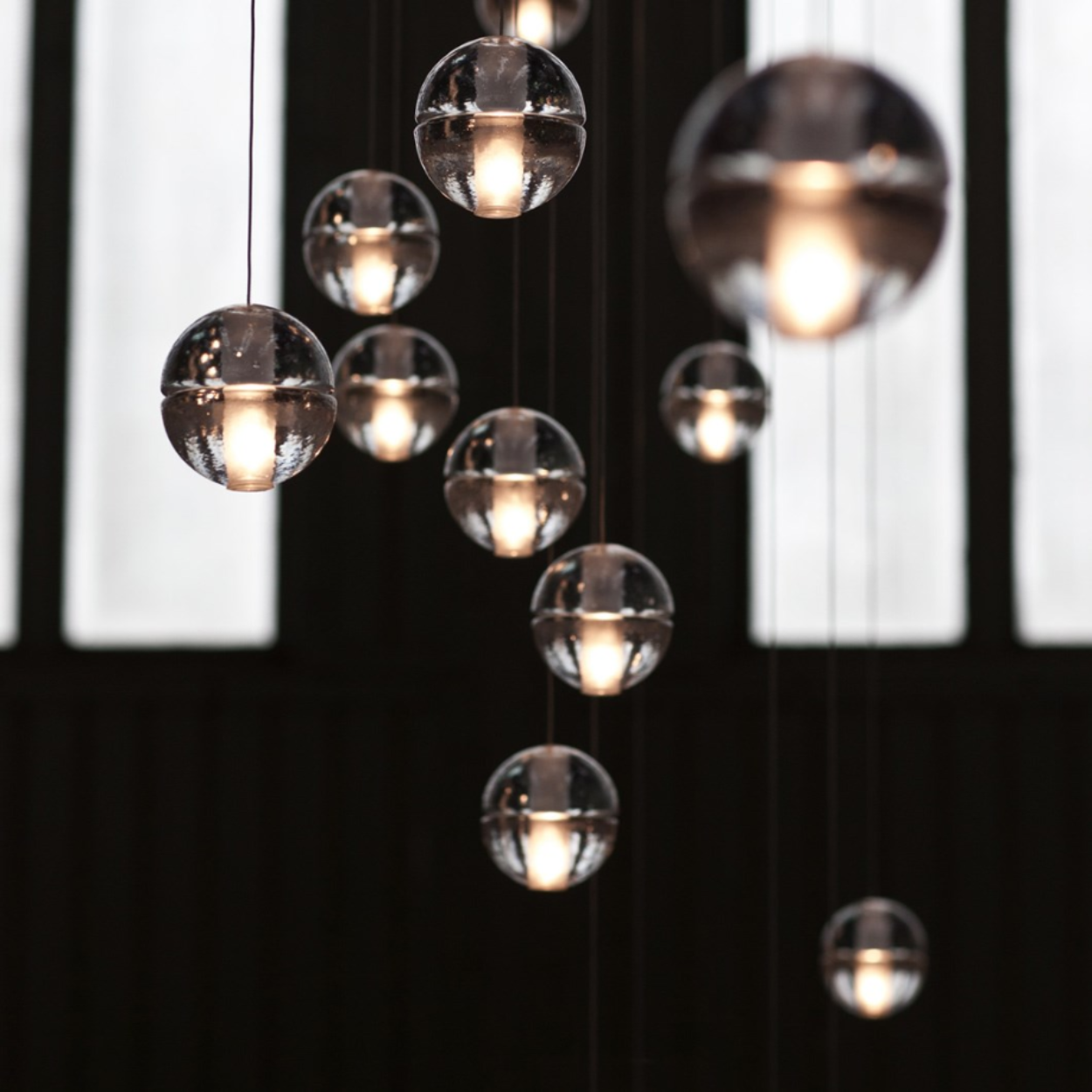 ANKUR GLASS BALL HANGING LIGHT - Ankur Lighting