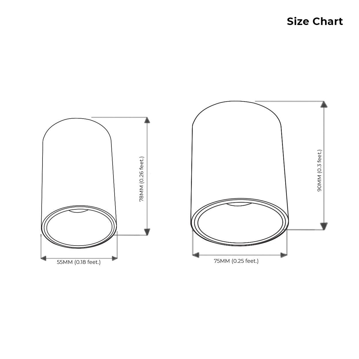 ANKUR GLITZ LED SURFACE DOWNLIGHT - Ankur Lighting