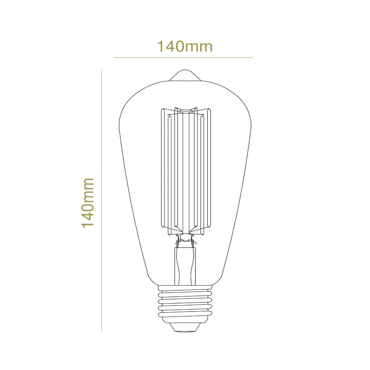 ANKUR GLO ST64 LAMP - Ankur Lighting
