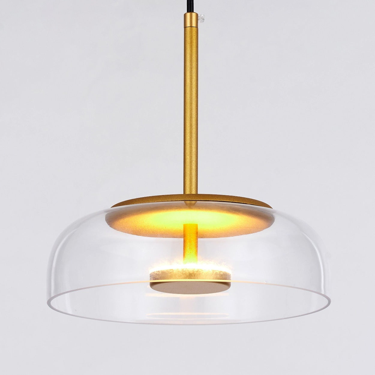 ANKUR HALO WIDE GLASS LED PENDANT LIGHT - Ankur Lighting