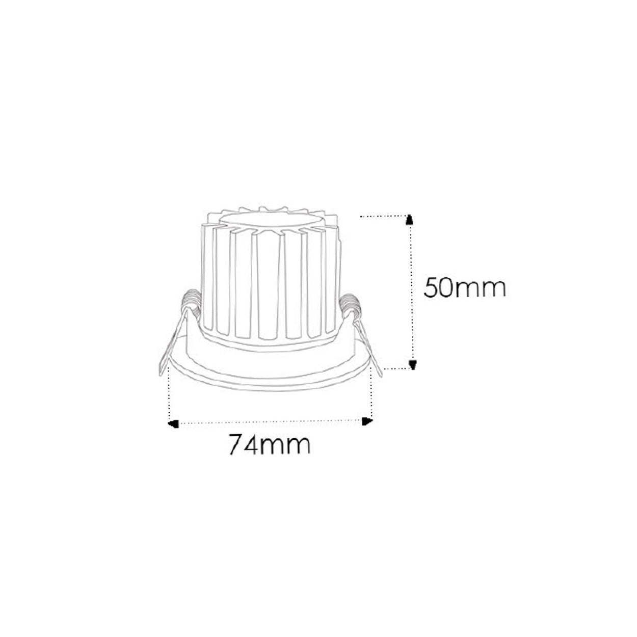 Ankur Lana Recessed 12W Adjustable LED Downlight - Ankur Lighting