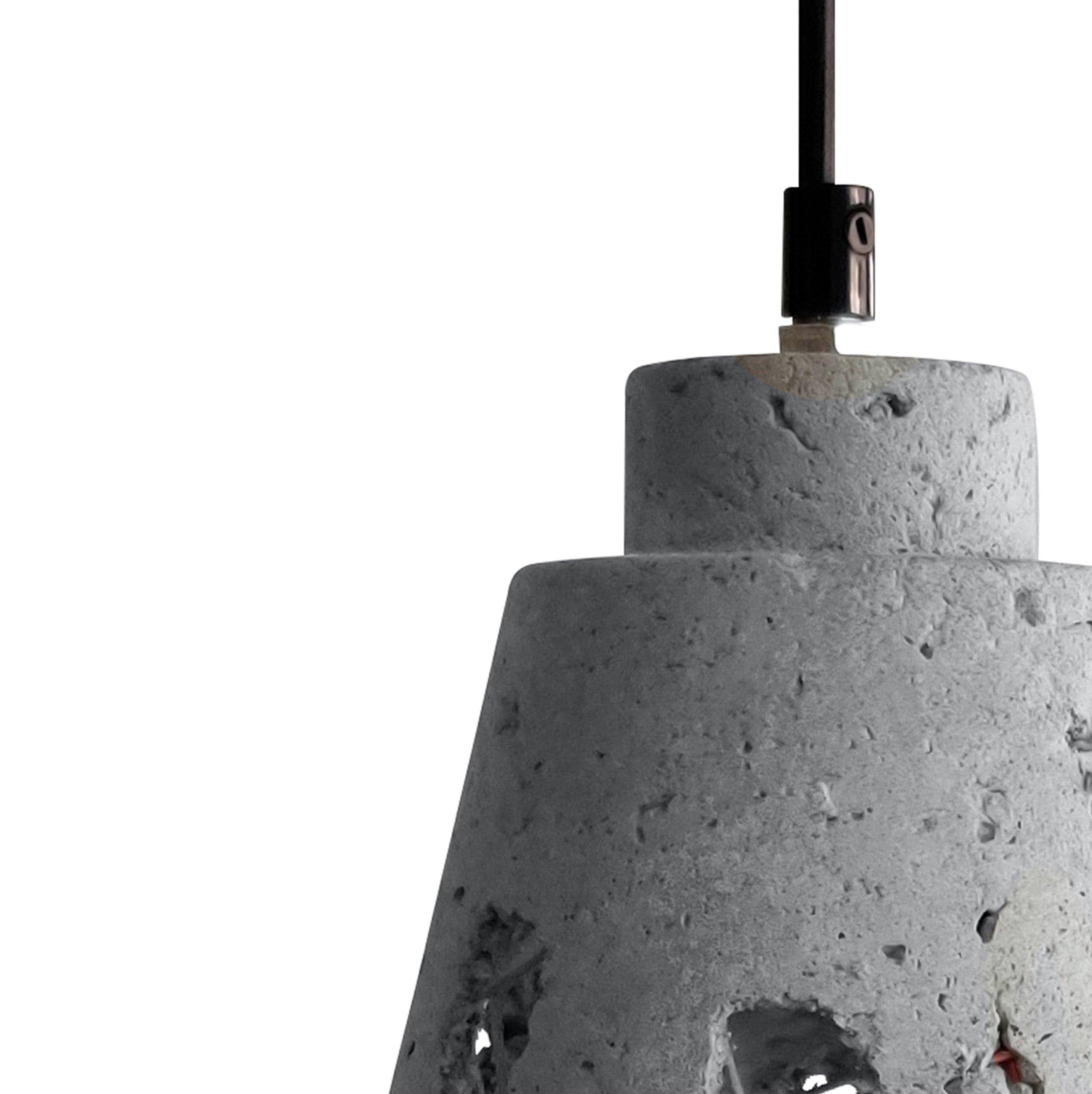 ANKUR METAL MESH CONE CONCRETE HANGING - Ankur Lighting