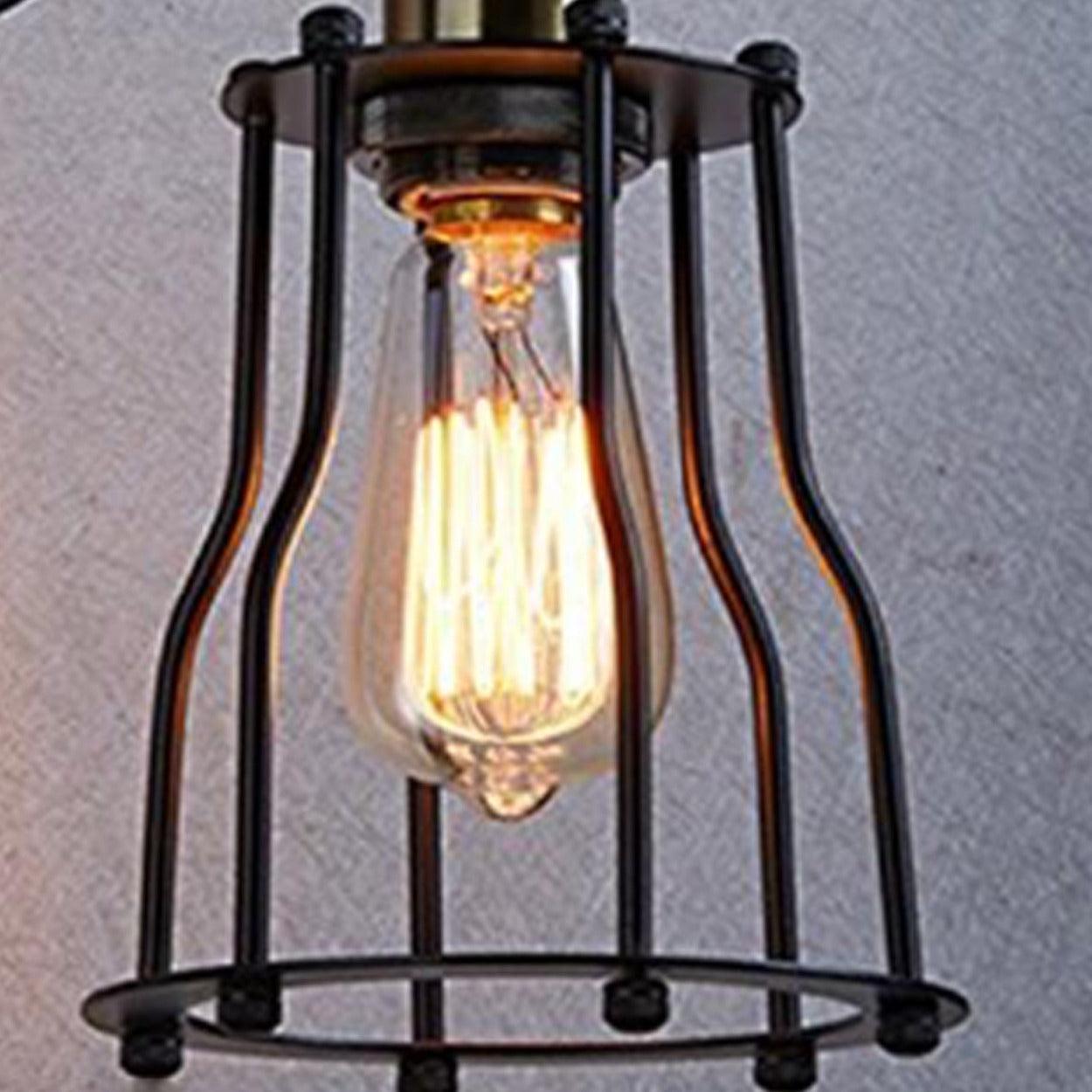 ANKUR METAL WIRE CAGE HANGING LIGHT - Ankur Lighting