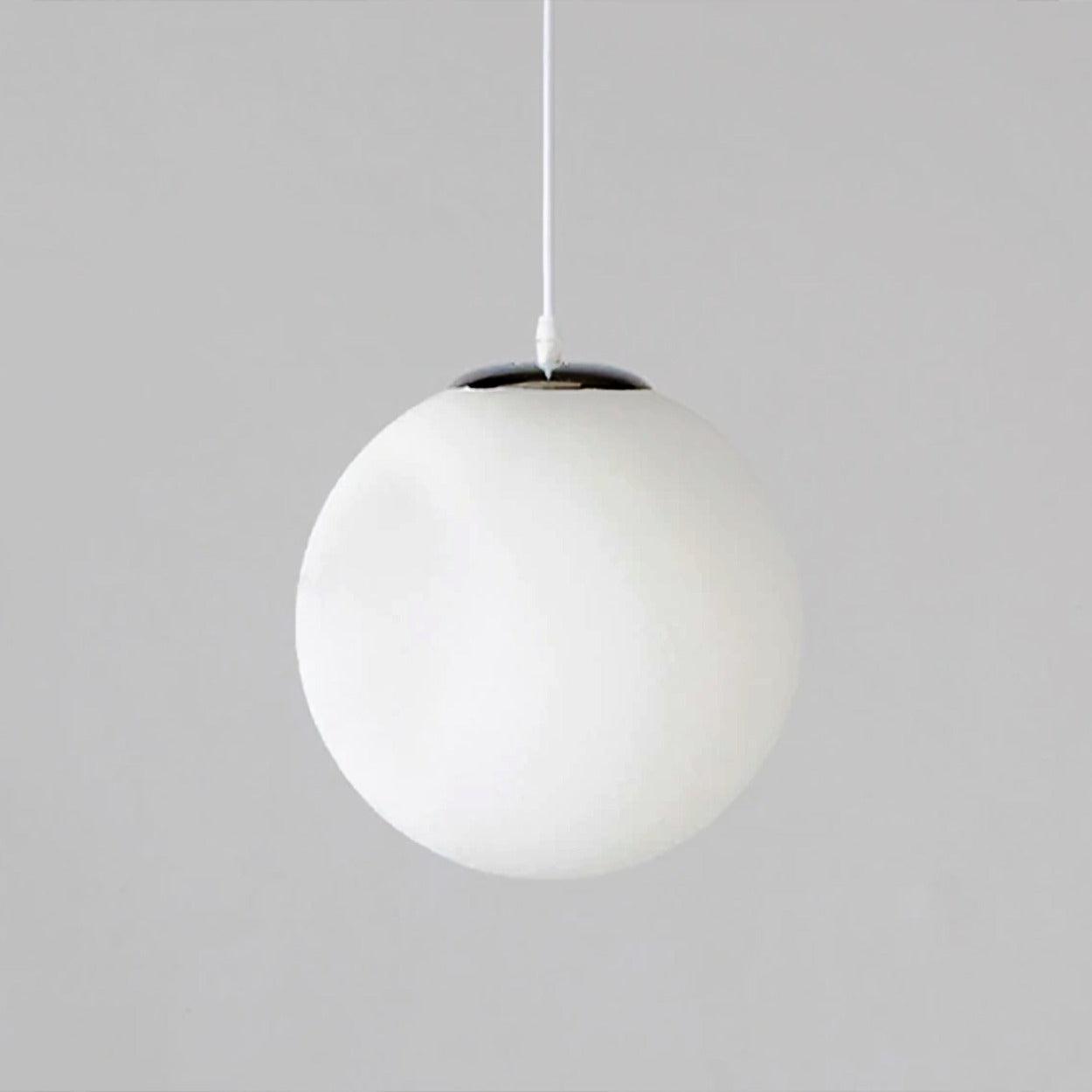 ANKUR PANDA FROSTED GLOBE PENDANT LIGHT - Ankur Lighting