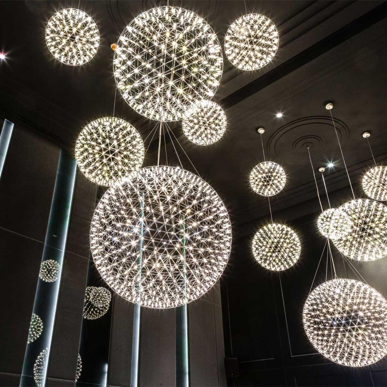 ANKUR RAIMOND SPARK BALL CHANDELIER - Ankur Lighting