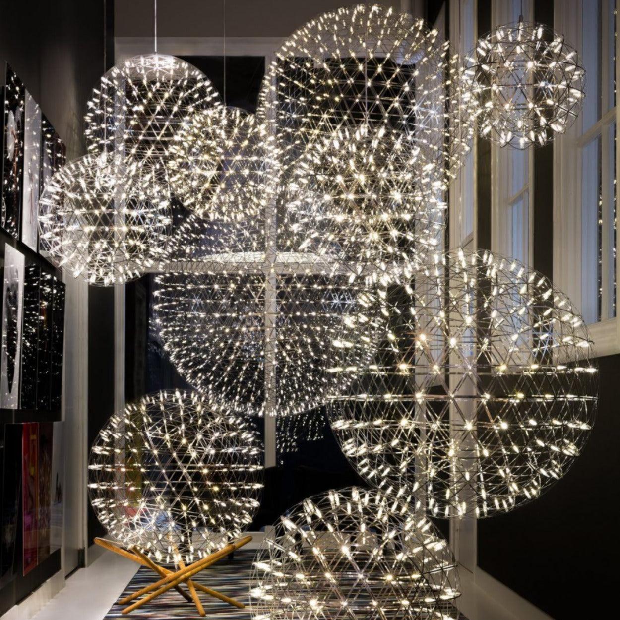 ANKUR RAIMOND SPARK BALL CHANDELIER - Ankur Lighting