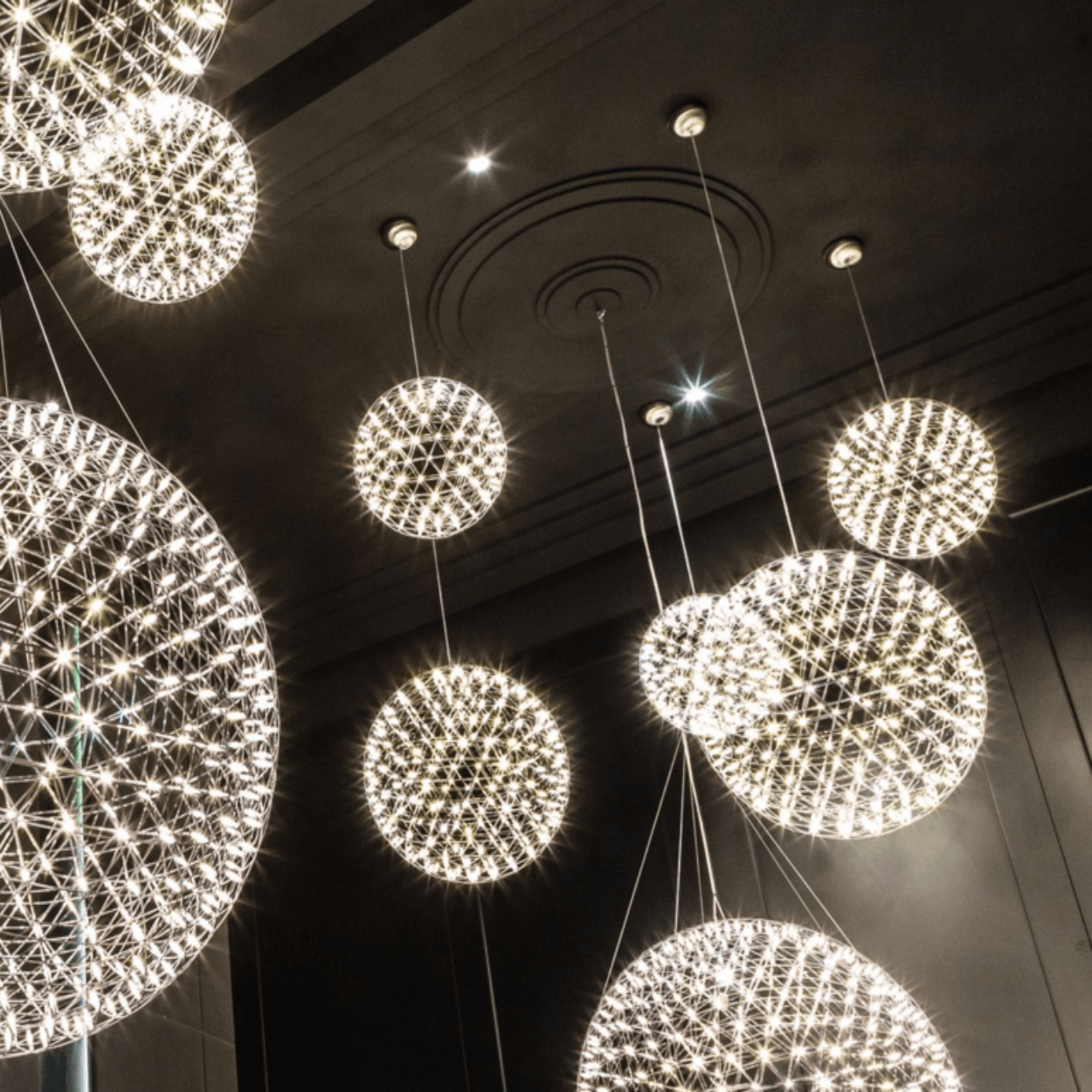 ANKUR RAIMOND SPARK BALL CHANDELIER - Ankur Lighting