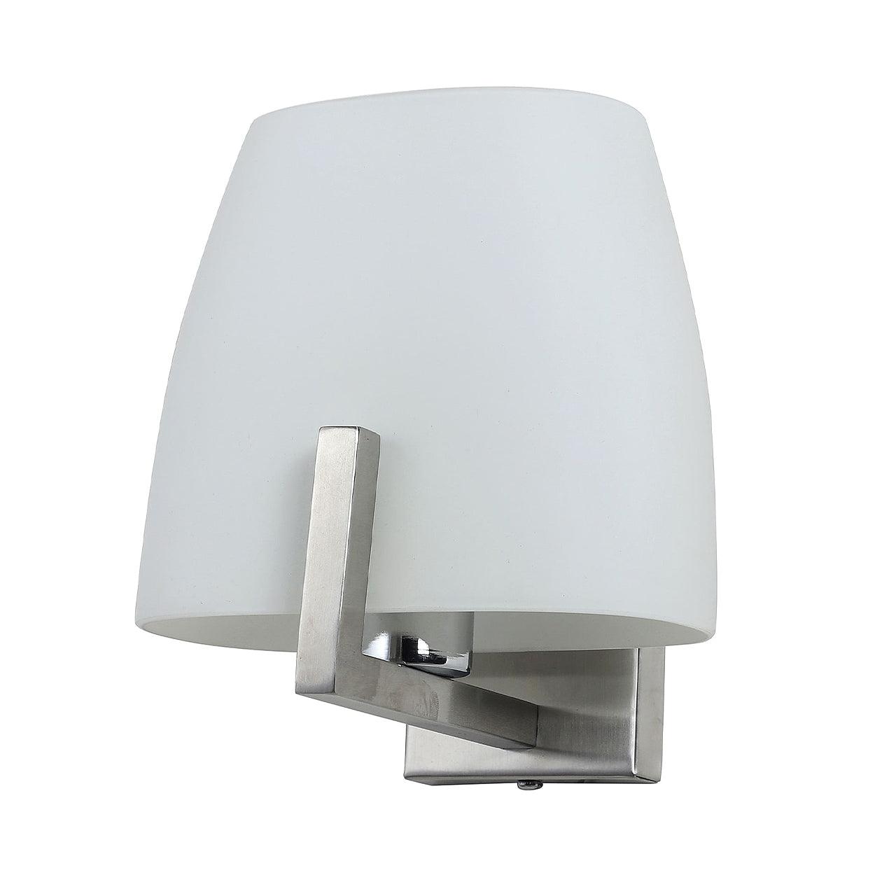 ANKUR SEMPRE SIMPLE ELEGANT WHITE GLASS WALL LIGHT - Ankur Lighting