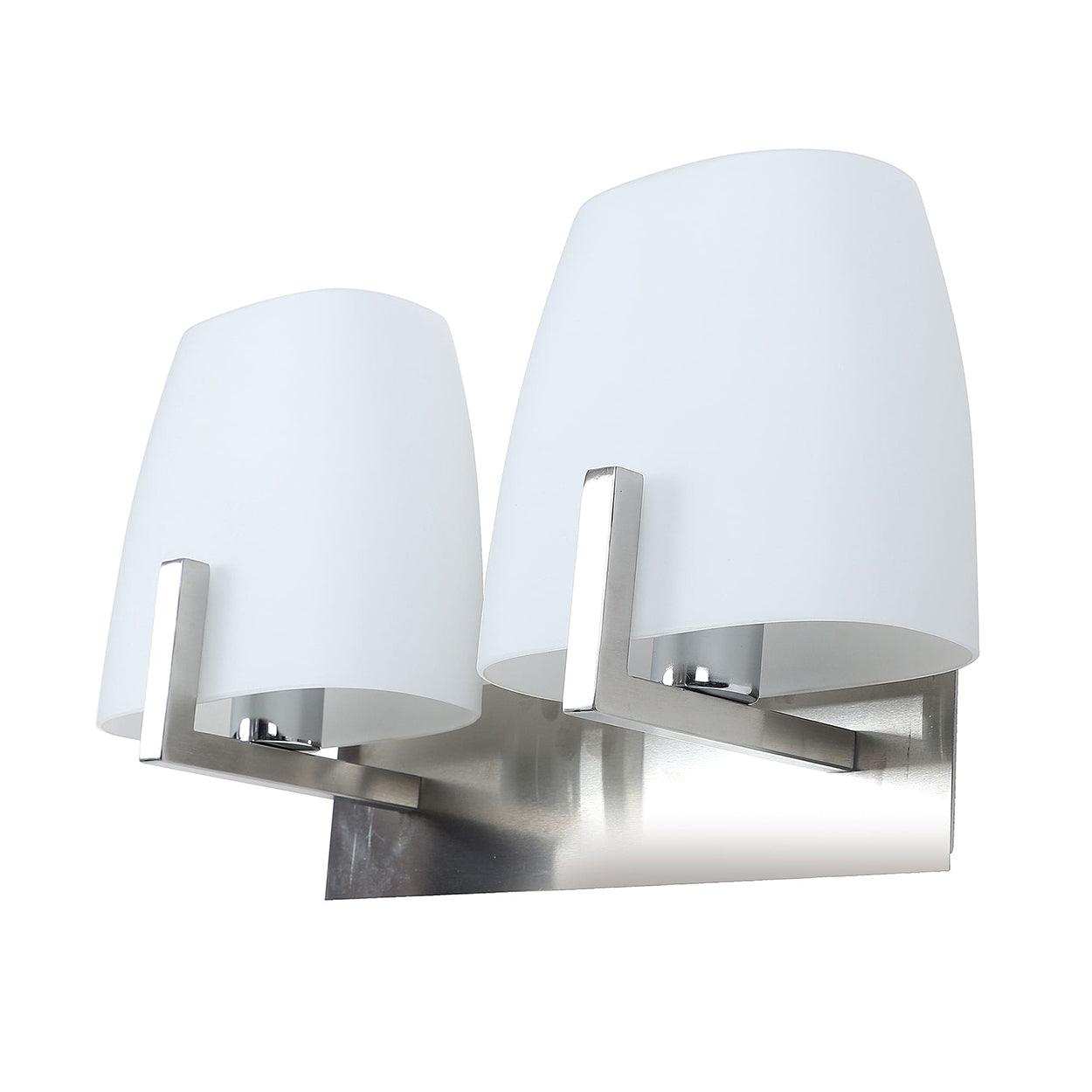 ANKUR SEMPRE SIMPLE ELEGANT WHITE GLASS WALL LIGHT - Ankur Lighting