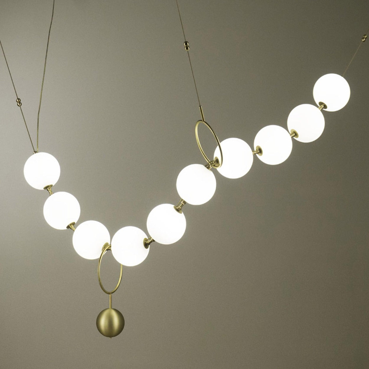 ANKUR THE STRING OF PEARLS CHANDELIER - Ankur Lighting