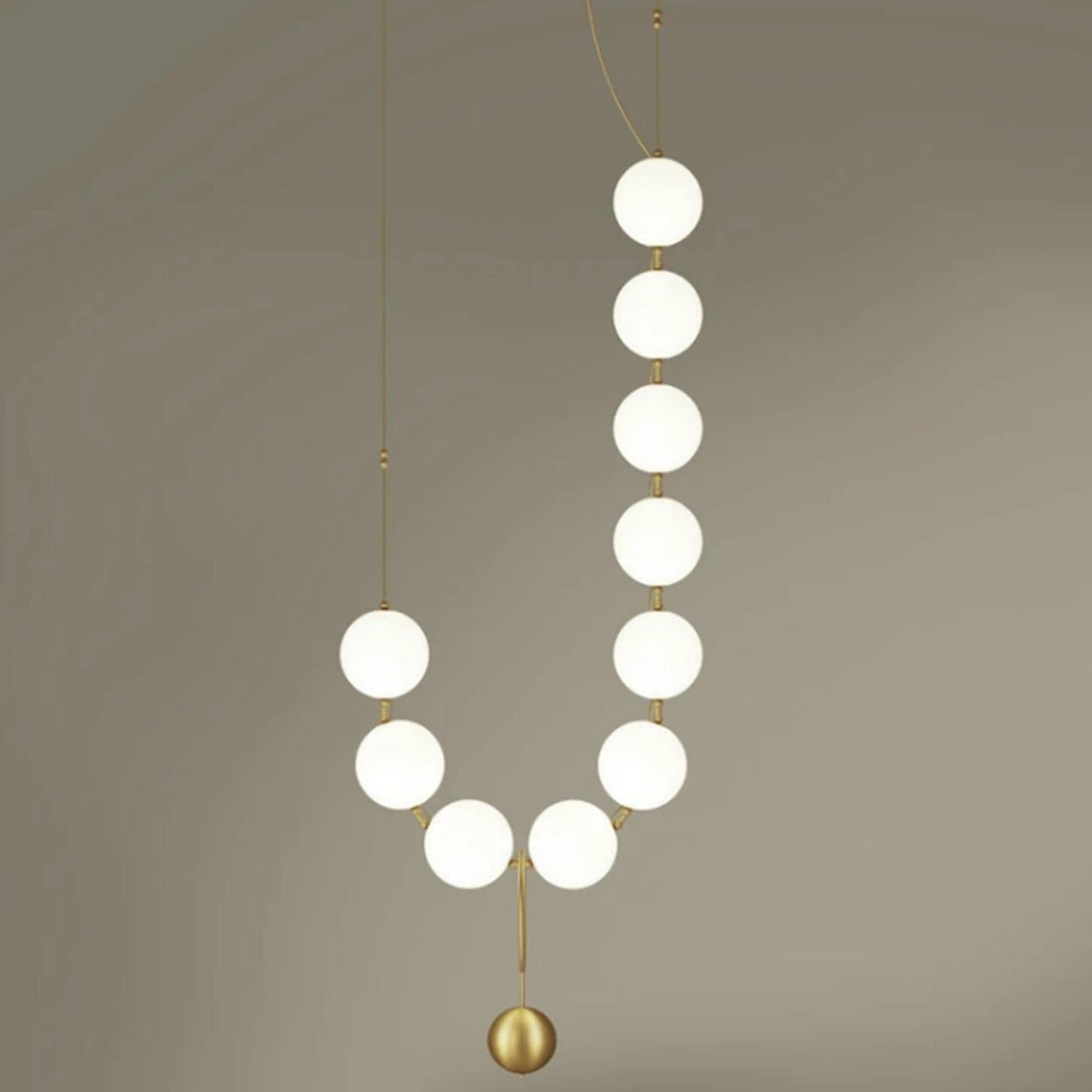 ANKUR THE STRING OF PEARLS CHANDELIER - Ankur Lighting