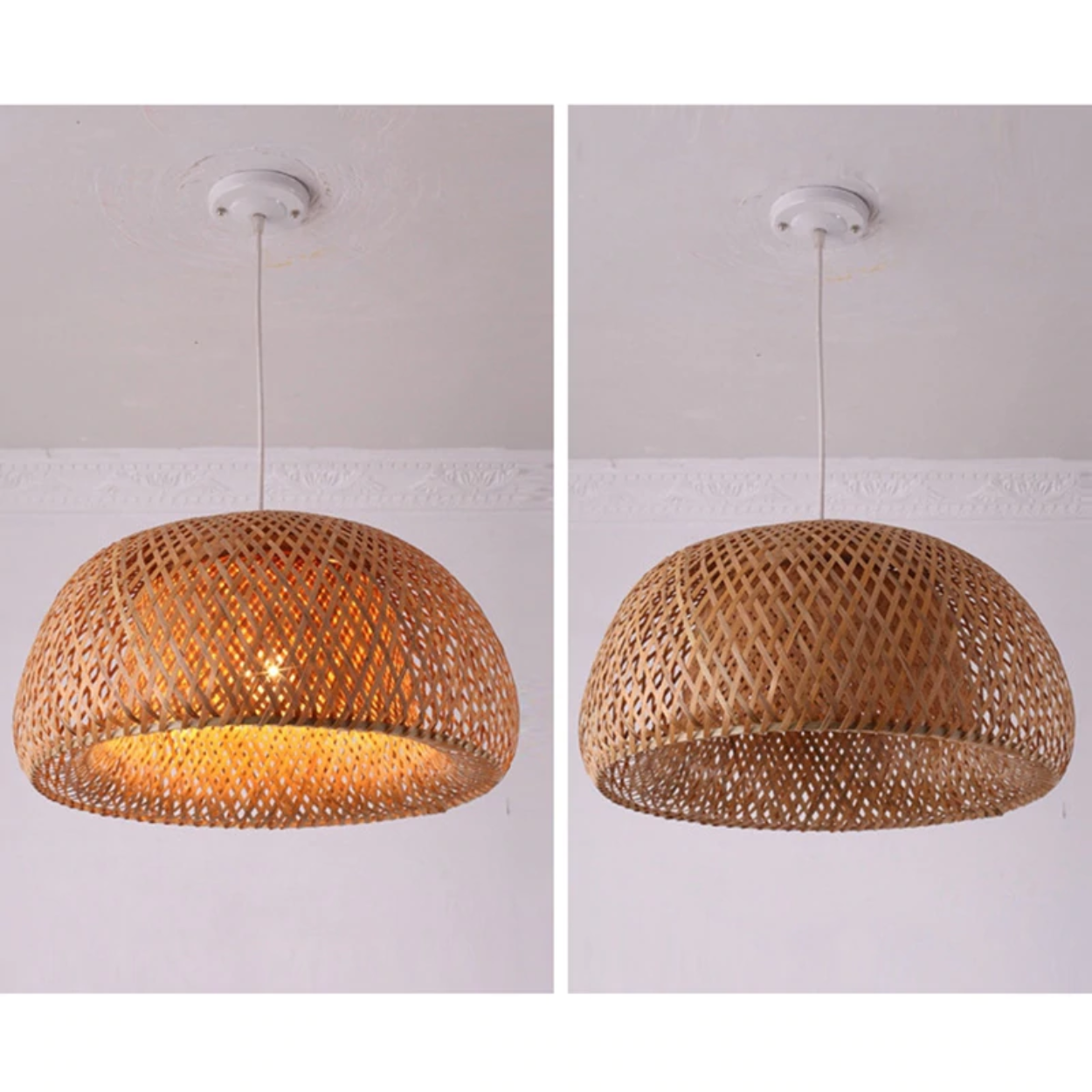 ANKUR ZANE CANE MESH PENDANT LIGHT - Ankur Lighting