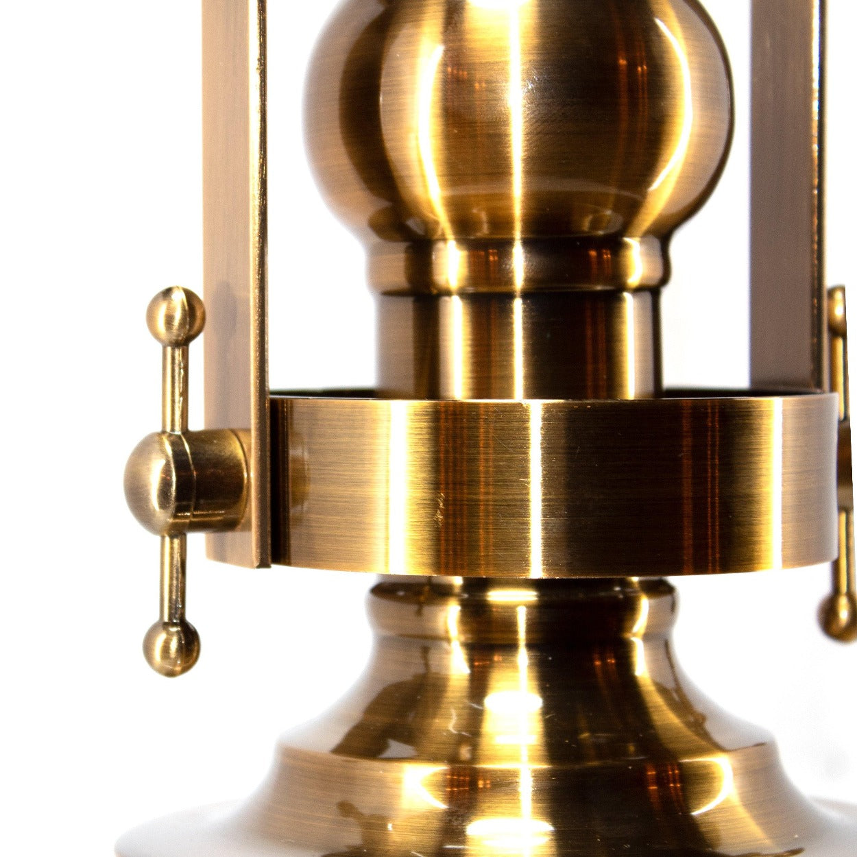 ANTIQUE BRASS GLASS CYLINDER HANGING LIGHT - Ankur Lighting