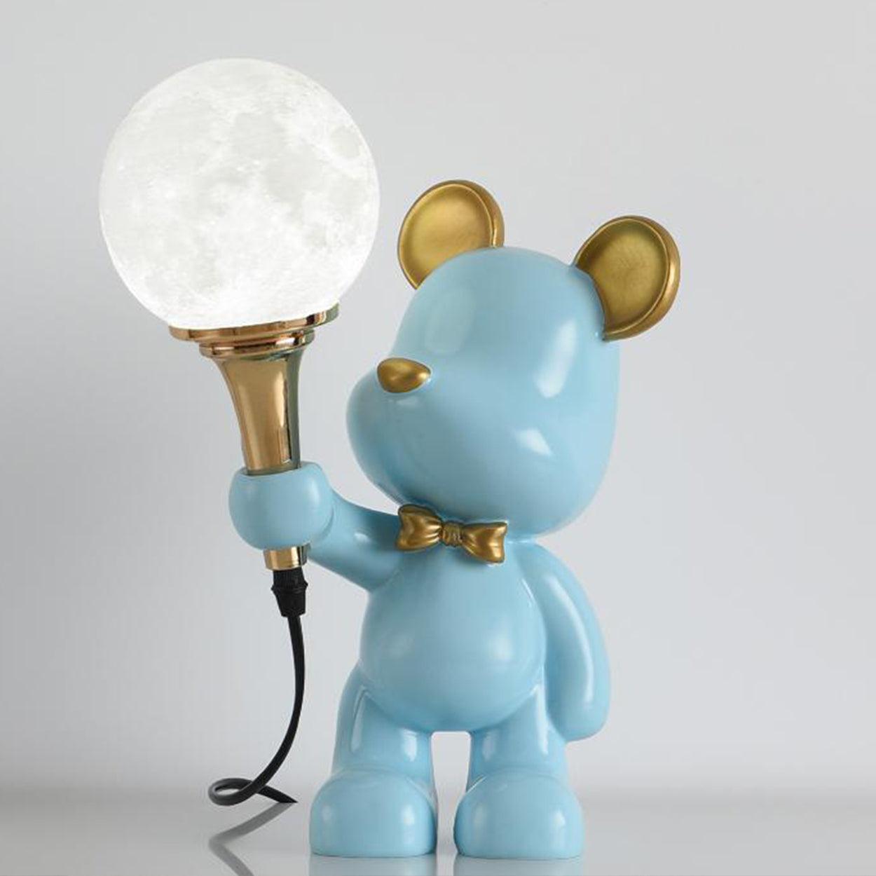 CUTE GOLD EAR BUNNY TABLE LAMP - Ankur Lighting